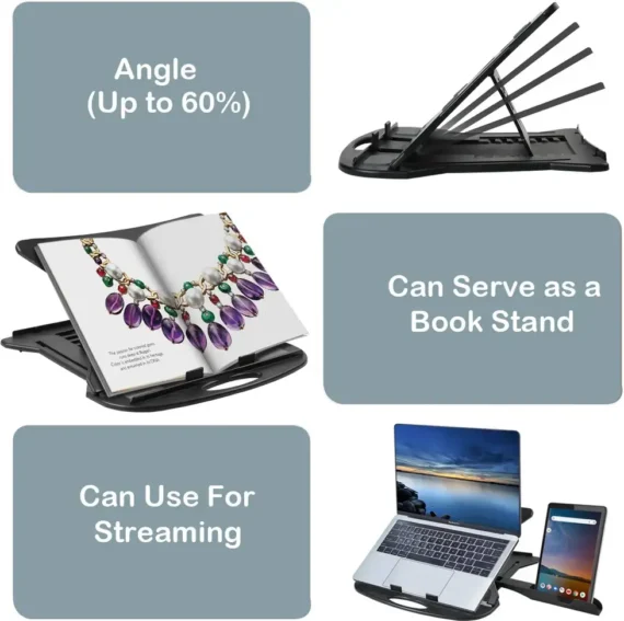 SOCUTY 4 IN 1 LAPTOP STAND MOBILE STAND - Image 3