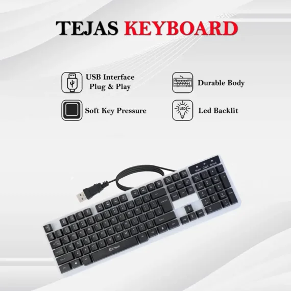KiTech Wired Gaming Keyboard - Image 5