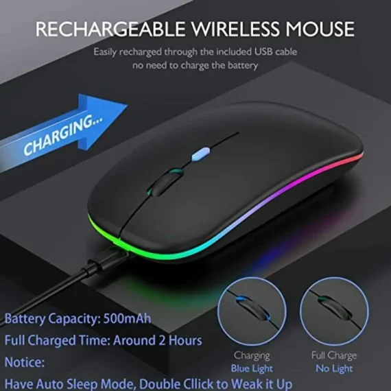 Dezful Rechargable lighting mouse - Image 3