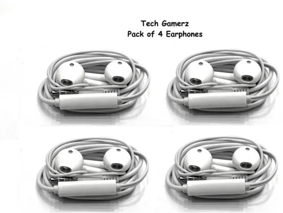 Wired Pack of 4 Strong Bass Wired EarPhone